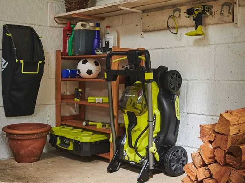 Ryobi RY18LMX40C-150 - Tagliaerba a batteria - Taglio 40 cm - 18V/5Ah