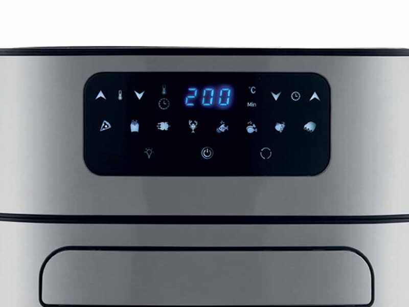 DCG FR3610D - Friggitrice ad aria 10L Digitale 1700 W