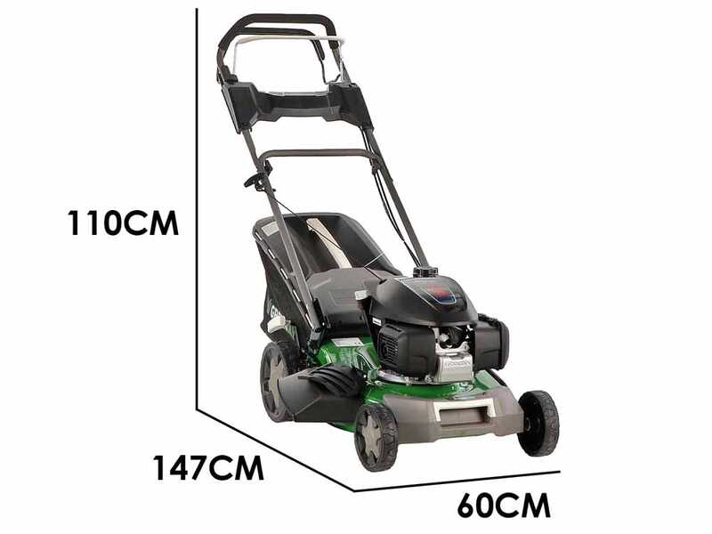 GreenBay GB-LM 46 SH - Rasaerba trazionato - 4 in 1 - Motore Honda GCVx145