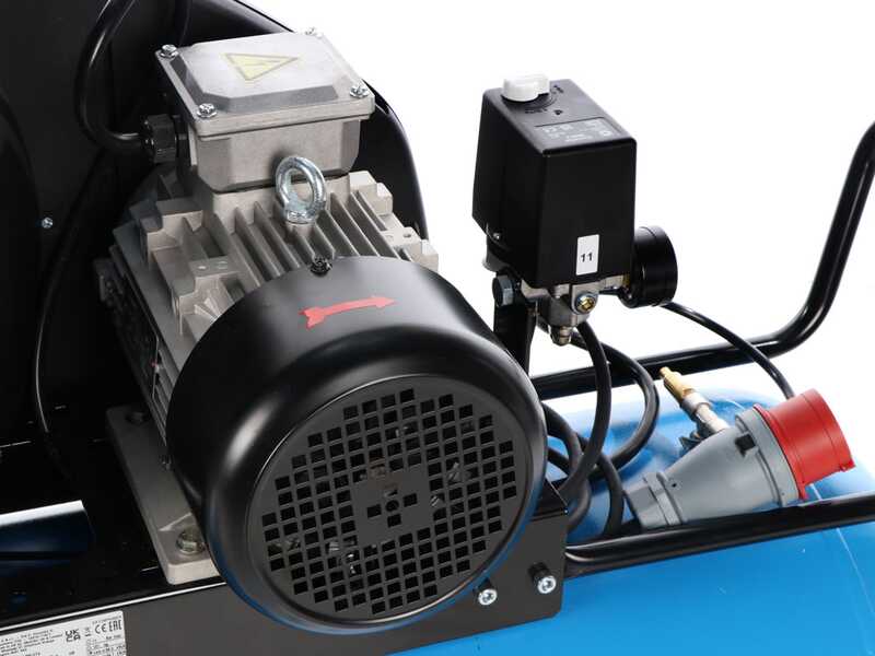 Abac A49B 200 CT4 - Compressore aria elettrica trifase a cinghia - Motore 4 HP - 200 lt
