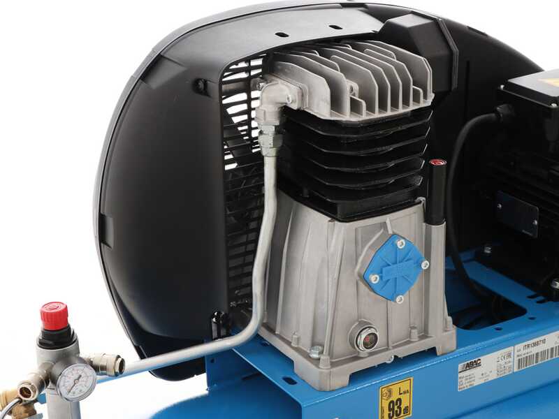 ABAC LINE A39 200 CT3 - Compressore aria elettrico trifase a cinghia - Motore 3 HP - 200 lt