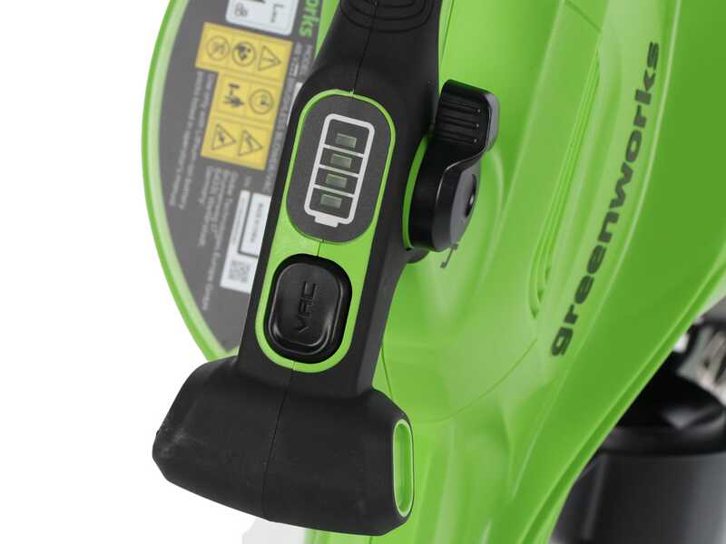Greenworks GD48BVII - Soffiatore aspiratore a batteria - SENZA BATTERIA E CARICABATTERIE
