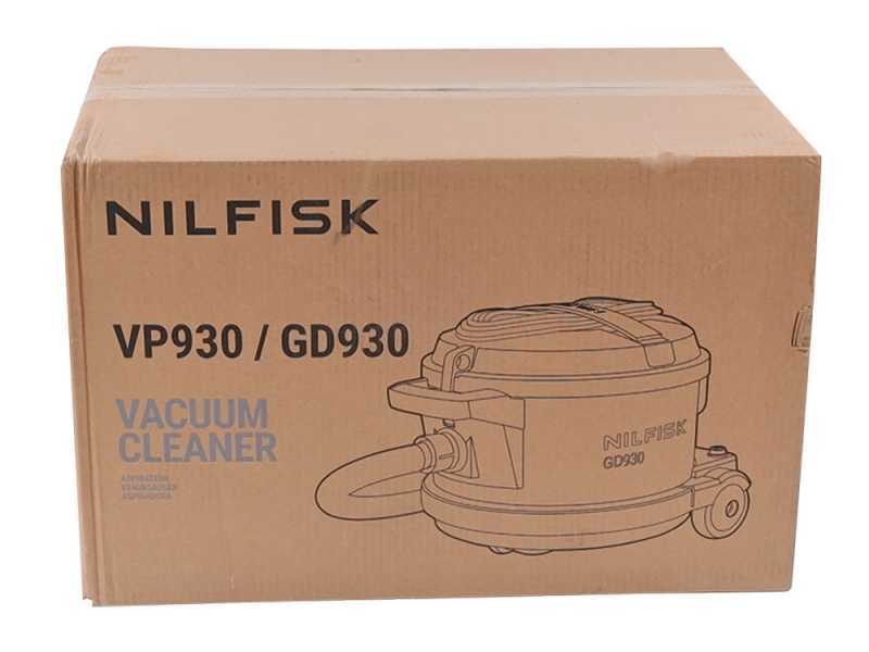 Nilfisk VP 930 Pro Hepa EU - Aspirapolvere ULTRA silenzioso - Fusto in acciaio 15 lt - 760W