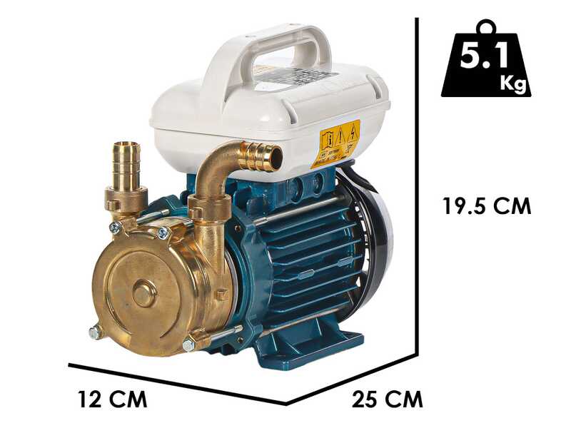 Tellarini EEM 20 - pompa da travaso in ottone - Monofase - 230V