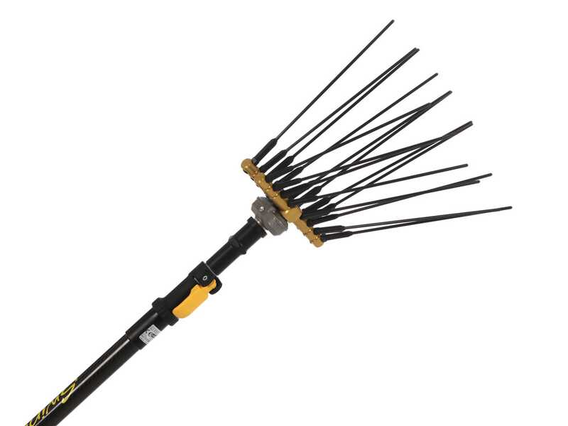 Lisam Swing 36V - Abbacchiatore Elettrico a batteria - Asta Telescopica - 220-300 cm - Batteria 36V 30Ah