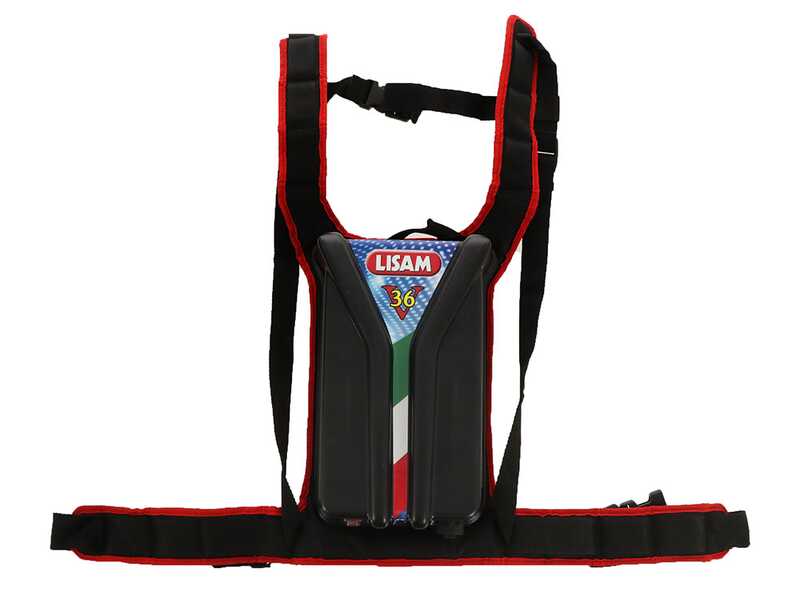 Lisam Thor 36V - Abbacchiatore Elettrico a batteria - Asta Telescopica - 250-350 cm - Batteria 36V 30Ah
