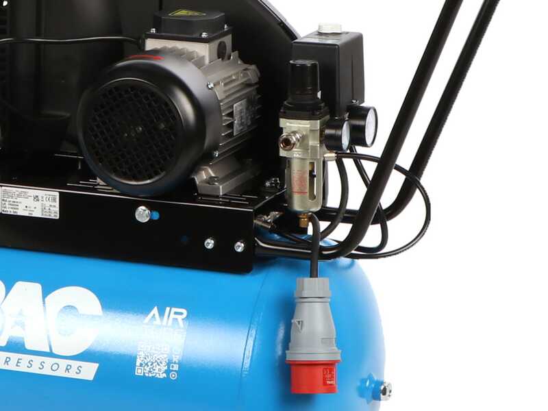 ABAC EXP A49B 90 CT3 - Compressore aria elettrico trifase a cinghia - Motore 3 HP &ndash; 90 lt