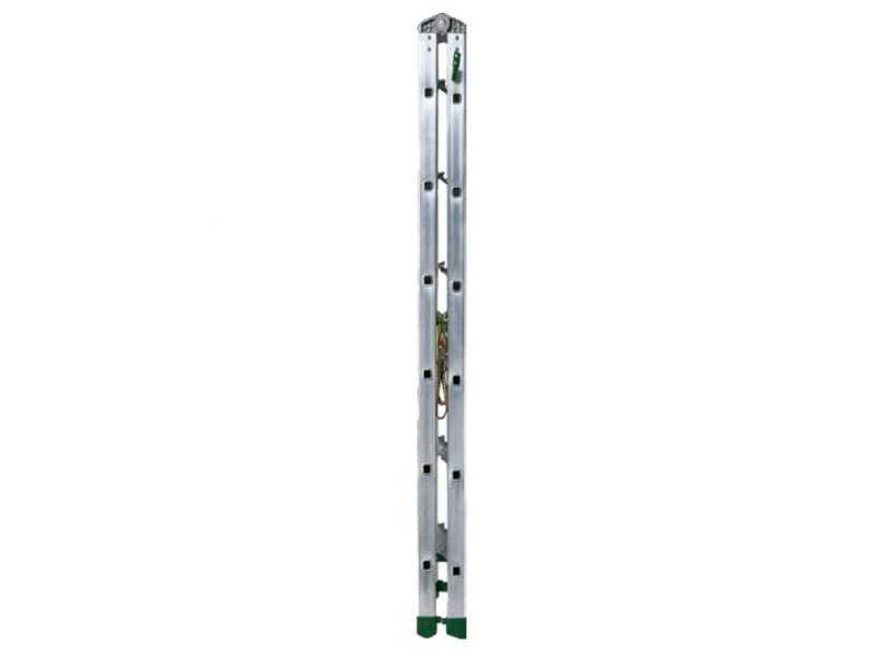 Facal Dupla D-5, 2x6 gradini, 1.30 m - Scala doppia in alluminio - Altezza stimata operativa 2.55 m