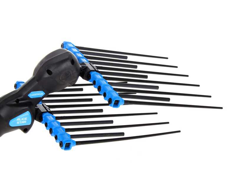 Campagnola Alice STAR ECO Plug-in - Asta in carbonio - 290 cm - Abbacchiatore elettrico- 21.6V 5Ah