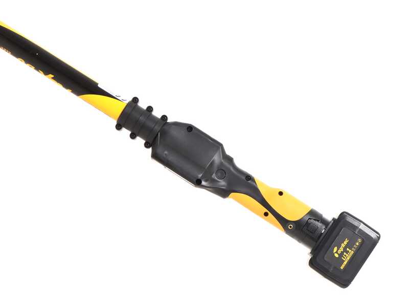 Oliviero Flex BCF Domestic Cordless - Abbacchiatore con batteria a litio - Asta in alluminio fissa 250cm - 14.4V 7.5Ah