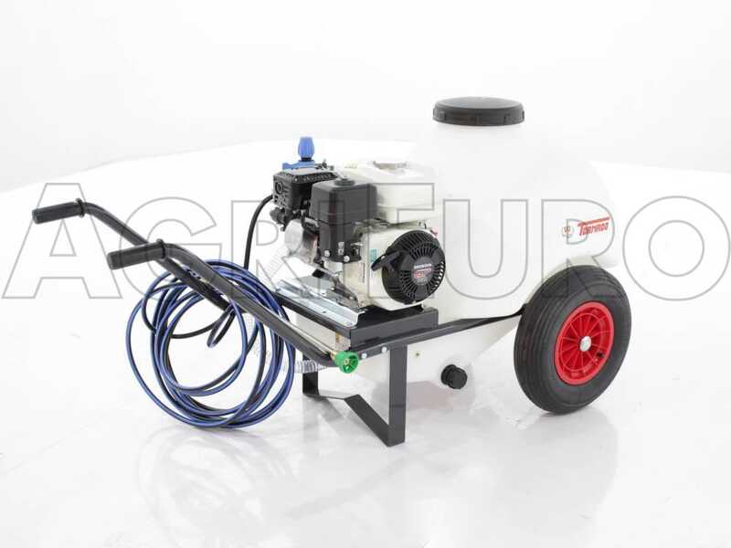 Kit motopompa irrorazione Comet MC25/Honda GP160 con carrello e serbatoio 120L
