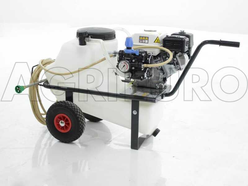 Kit motopompa irrorazione Comet MC25/Honda GP160 con carrello e serbatoio 55L
