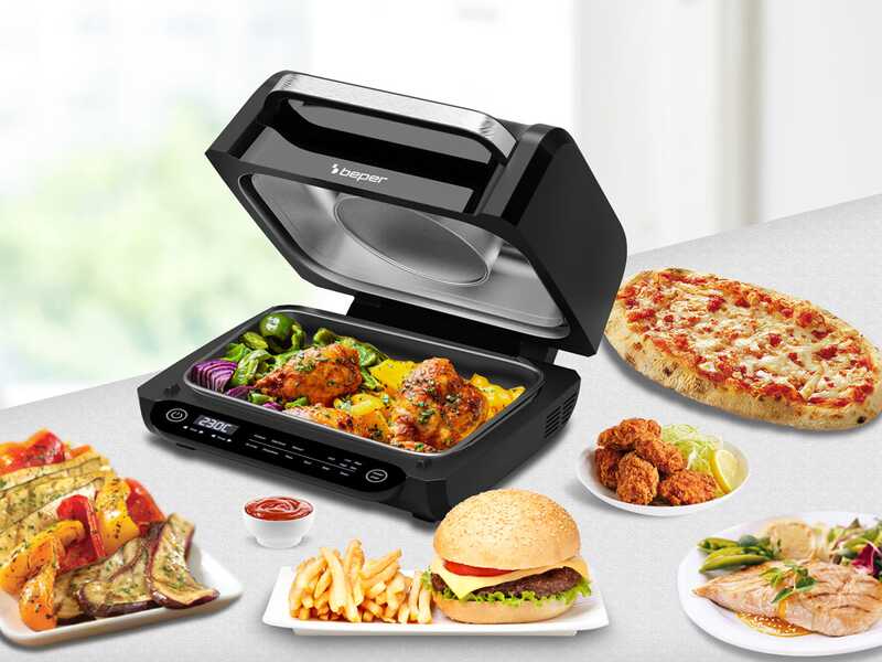 Beper P101FRI081 - Friggitrice ad aria digitale - Forno elettrico 1700W