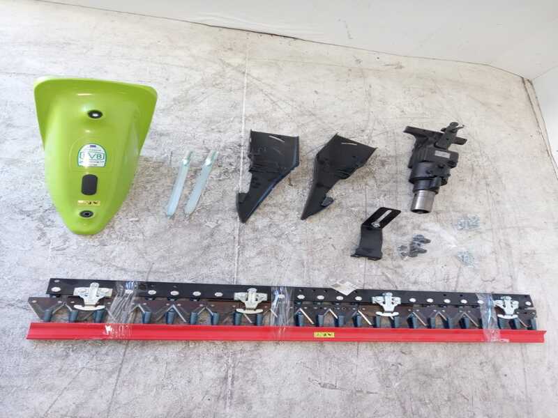 OUTLET - SENZA IMBALLO ORIGINALE - Barra falciante centrale professionale tipo SEMIFITTA con punte laterali - cm.127