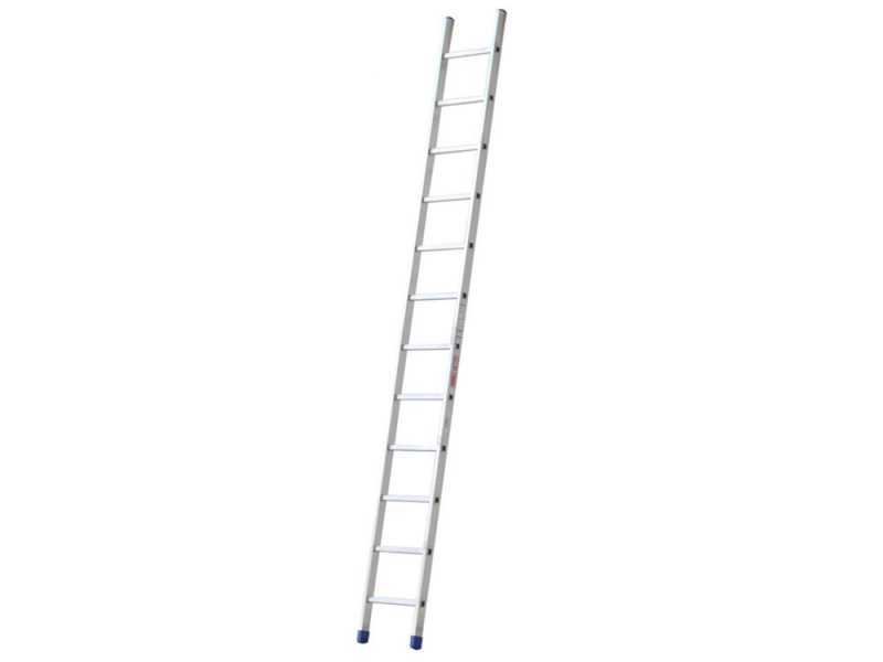 Marchetti A112, 12 gradini, 3.60 m - Scala in alluminio semplice singola - Altezza stimata operativa 4.60 m