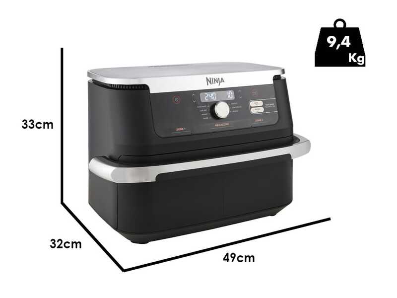 Ninja FlexDrawer AF500EU - Friggitrice ad aria 10,4L