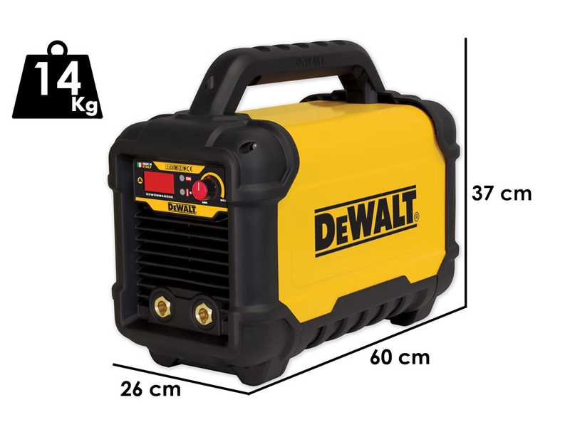 DeWalt DXWDMMA 200E - Saldatrice Inverter (MMA) - Corrente continua (DC) + KIT