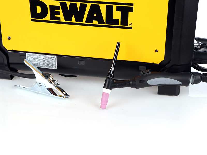 DeWalt DXWDTIG 210E - Saldatrice Inverter (TIG HF/LIFT, MMA) - corrente alternata/continua (AC-DC)