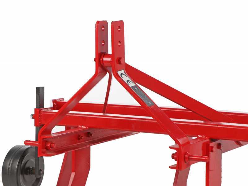 Ripuntatore agricolo serie leggera 140 - 5 ancore - Ruote in acciaio