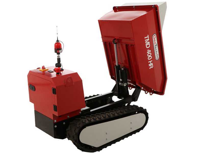 GeoTech Pro TMD 400 HR - Motocarriola a batteria radiocomandata - Ribaltamento idraulico - 48V 15Ah