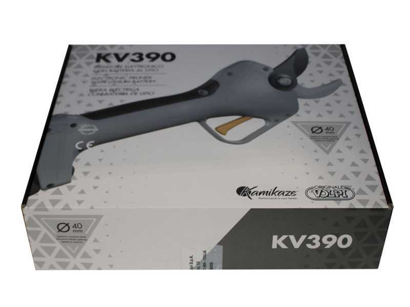 Volpi KV390 - Forbice elettrica da potatura - SENZA BATTERIA E CARICABATTERIA