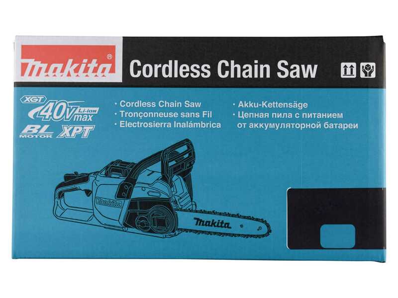 Makita XGT UC023GZ - Elettrosega a batteria 40V - Taglio da 40cm - SENZA BATTERIA E CARICABATTERIE