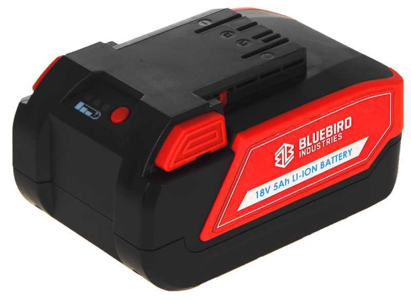 Blue Bird LM 22-41 - Tagliaerba a batteria - 2x 18V/5Ah - Taglio 41 cm