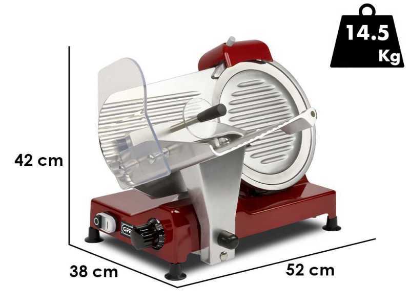 G3 Ferrari Emilia 250 Rosso - Affettatrice con lama in inox 250 mm - 240W