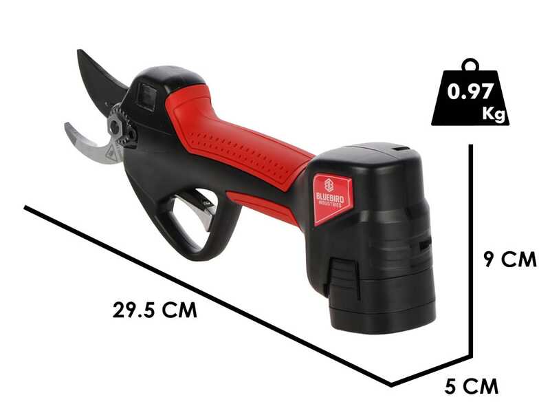 Blue Bird PS 23-35 - Forbice elettrica da potatura su asta - 3x 14.4V 2.5Ah