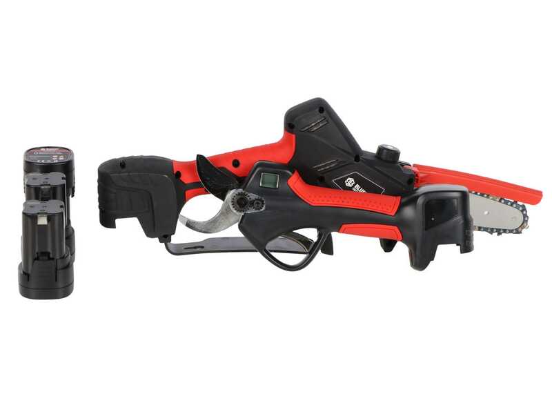 Blue Bird PS23-28+CS23-05A - Kit Forbice su asta + Potatore a batteria - 3x 14.4V 2.5Ah