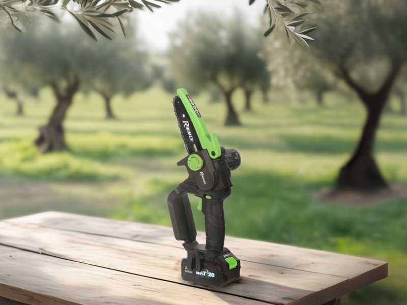 Ribimex PRBAT20/TRB - Potatore manuale a batteria - 20V/4Ah