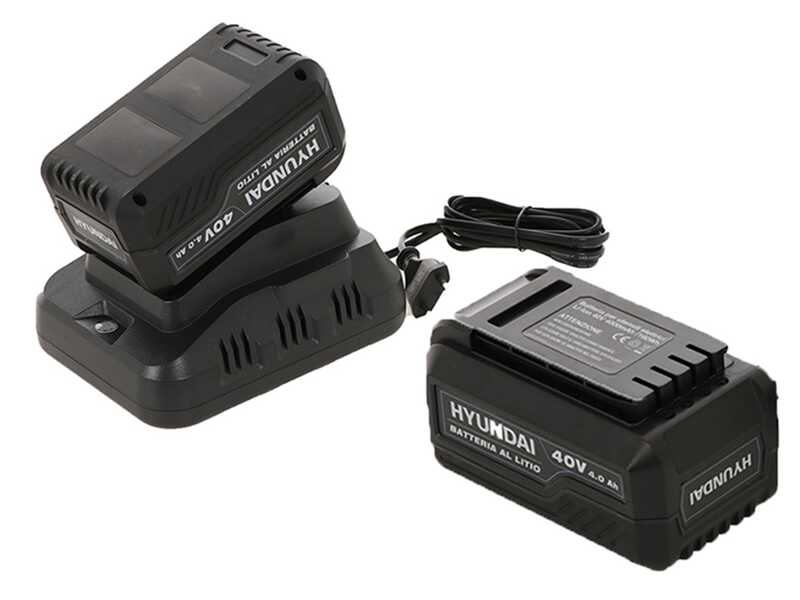 Hyundai SRCZE46A - Tagliaerba semovente a batteria - 2x40V/4Ah - Taglio 46cm