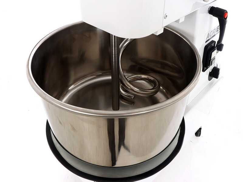 Mixer 2000 T-2G Deluxe DIG - Impastatrice a spirale sollevabile - Da 16 Kg trifase a 2 velocit&agrave; - Schermo digitale