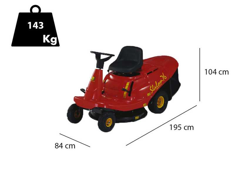 OUTLET - UTILIZZATO PER PROVA - Eurosystems SLALOM 76 - Trattorino tagliaerba mini-rider - Motore B&amp;S Intek 3130 avs - Cambio idrostatico