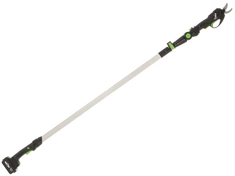 Ribimex PRBAT20/SEC - Forbice elettrica da potatura su asta 147-203 cm - 20V/4Ah