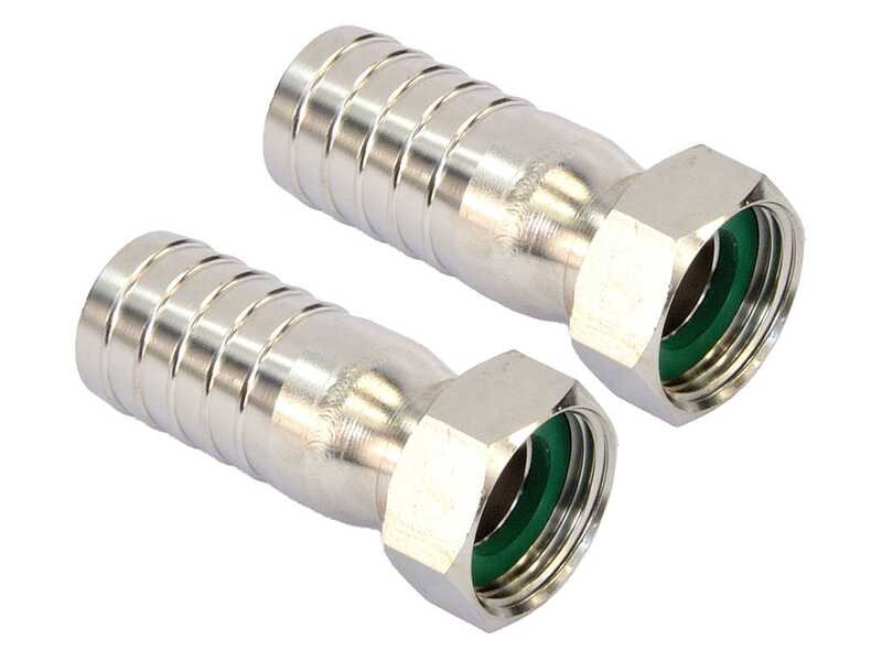 Tellarini ALM 30L - Pompa elettrica da travaso per olio in acciaio inox - Raccordi in INOX dritti - Monofase - 230V - Scegli i tuoi raccordi!