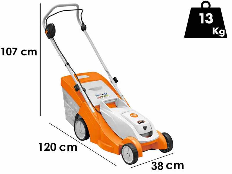 STIHL RMA 239 - Tagliaerba con batteria AK 30 S - 36V 5Ah - Taglio 37 cm