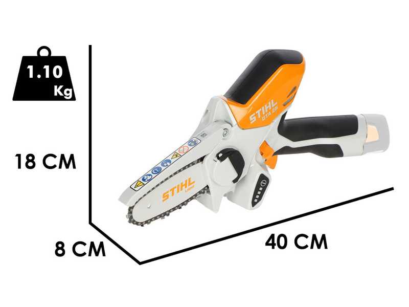 STIHL GTA 26 - Potatore manuale a batteria - 10.8V - SENZA BATTERIA E CARICABATTERIA
