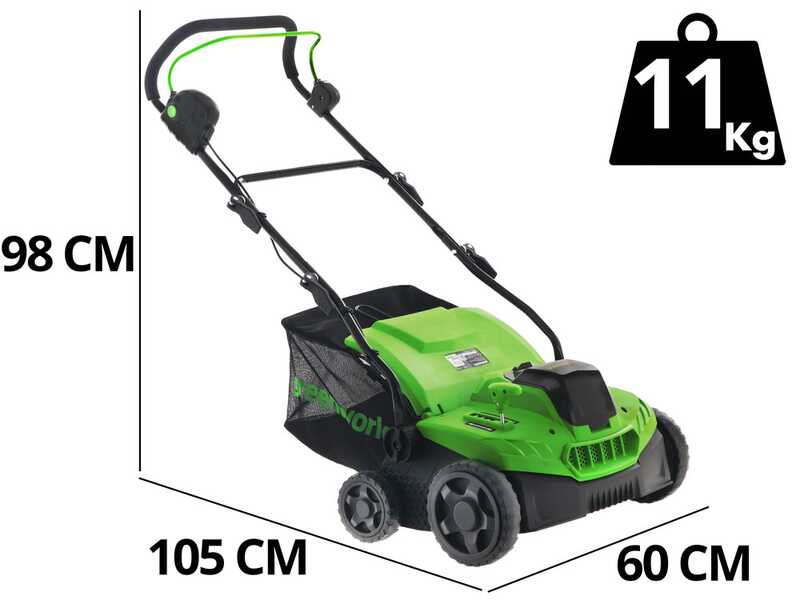 Greenworks GD48SC36 - Arieggiatore a batteria  - 48V 4Ah
