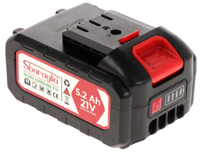 Sbaraglia Ares 21V - Potatore a batteria su asta di prolunga - SENZA BATTERIA E CARICABATTERIA