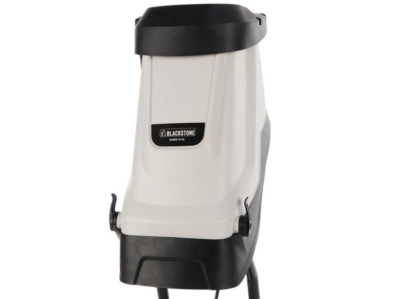 BlackStone SHRED 45 BL - Biotrituratore elettrico - Coltelli reversibili e sacco di raccolta
