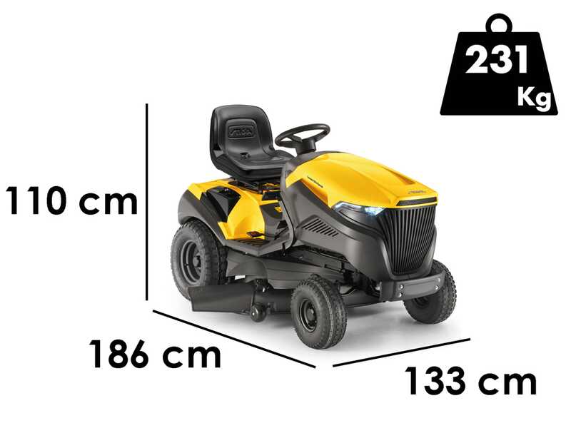 Stiga Tornado 7108 W Special - Trattorino tosaerba - Motore Honda GXV 630