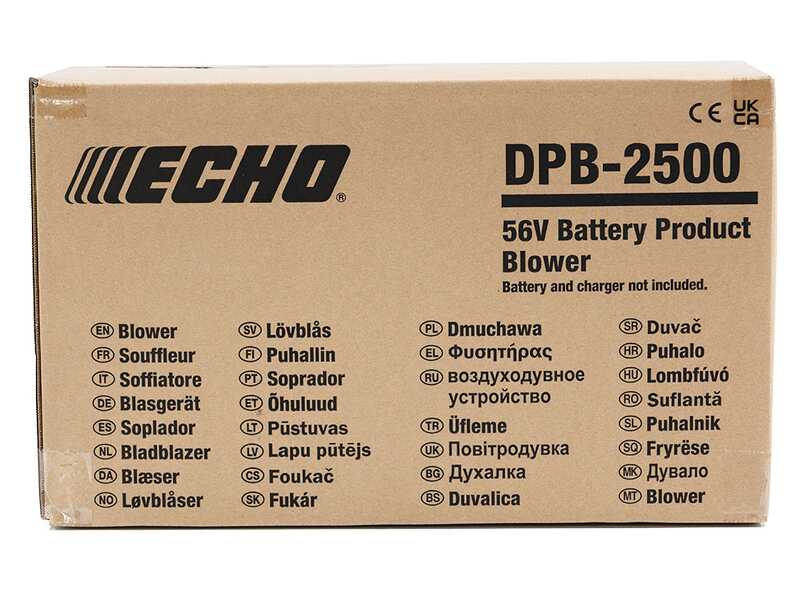 Echo DPB 2500 - Soffiatore a batteria - 56V - 5Ah