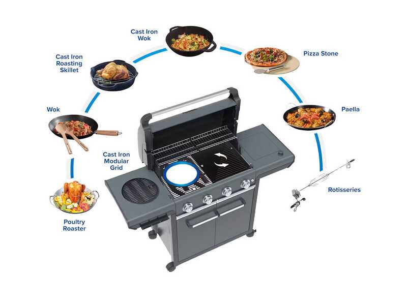 Campingaz 4 Series Onyx S DG - Barbecue a gas o metano
