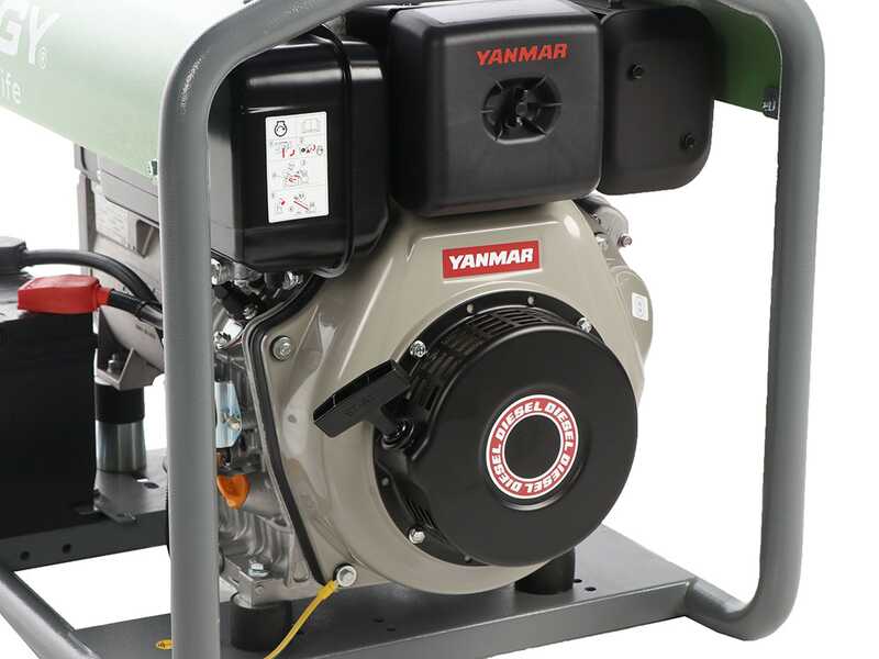 Energy EY-7MDE AVR - Gruppo elettrogeno monofase 5 kw - Motore diesel Yanmar