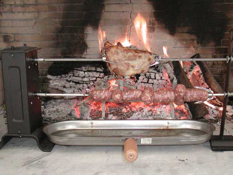 Girarrosto doppio elettrico per barbecue Cruccolini GA1-C