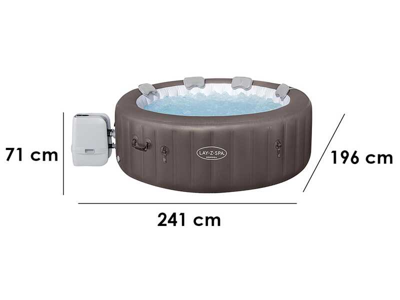 Bestway Lay-Z-Spa Dominica HydroJet 6001S - &Oslash;196x71 cm - Piscina idromassaggio spa