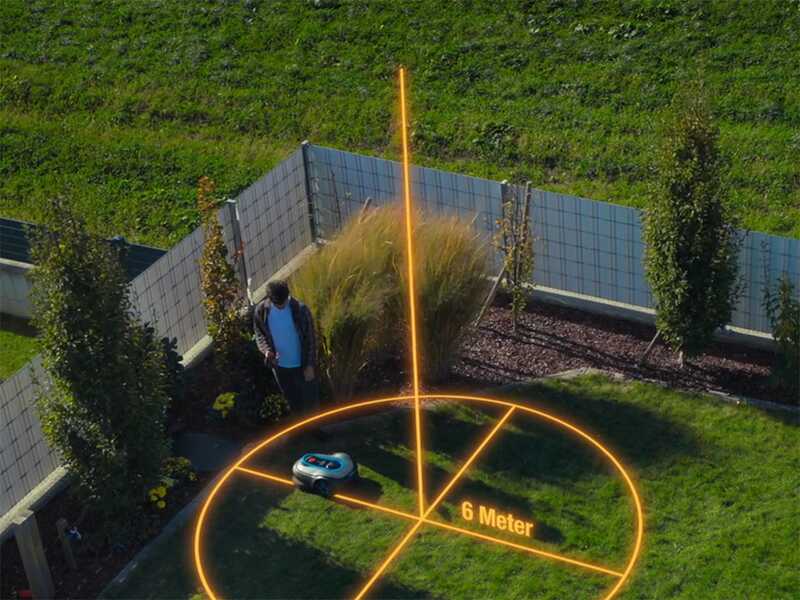 Gardena Smart SILENO Free 600 - Robot tagliaerba - Gestione con Gardena Smart App - Senza impianto