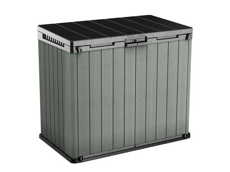 Keter Store it Out Darwin verde - Box porta attrezzi da giardino - 140x80x120 cm