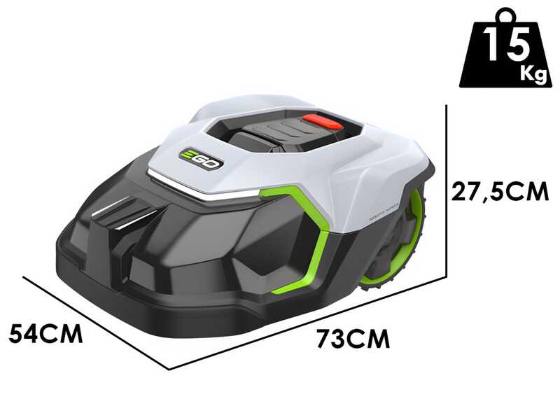 EGO RM 4000E - Robot rasaerba - con batteria al litio da 24V - 10Ah